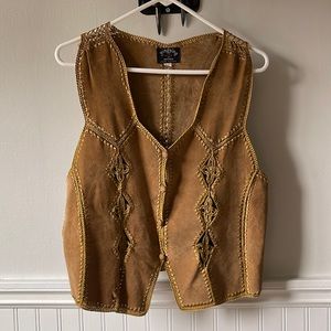 Vintage leather vest